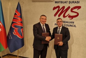 Mətbuat Şurası ilə Mediasiya Şurası arasında Anlaşma Memorandumu imzalanıb 
