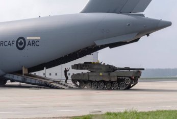 Kanadanın Ukraynaya verdiyi “Leopard” tankları Polşaya çatdırılıb 