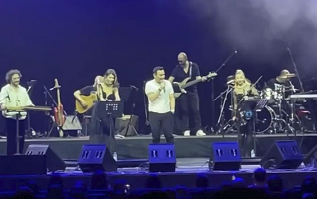 Mustafa Sandal Bakıda konsert verdi 