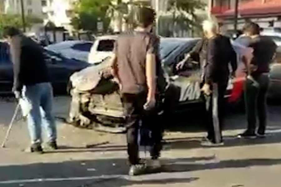 Bakının mərkəzində “Prius” dəhşətli qəza törətdi 