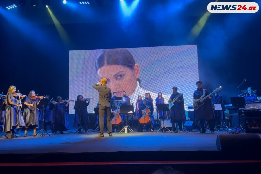 Qazaxıstanın məşhur orkestri Bakıda konsert verdi - VİDEO