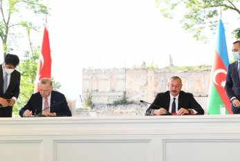 "Şuşa Bəyannaməsinin imzalanması tarixi hadisə idi" - İlham Əliyev