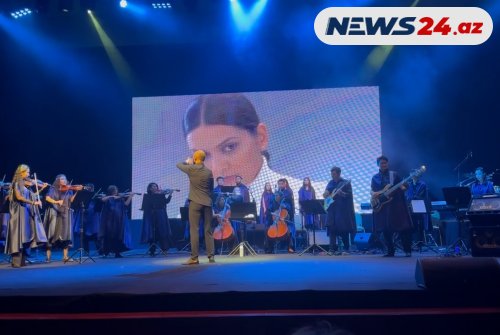 Qazaxıstanın məşhur orkestri Bakıda konsert verdi - VİDEO