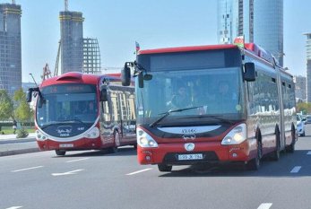 Avtobuslarda hava çatışmazlığı - VİDEO