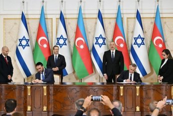 Azərbaycanla İsrail arasında əməkdaşlıq planı imzalandı 