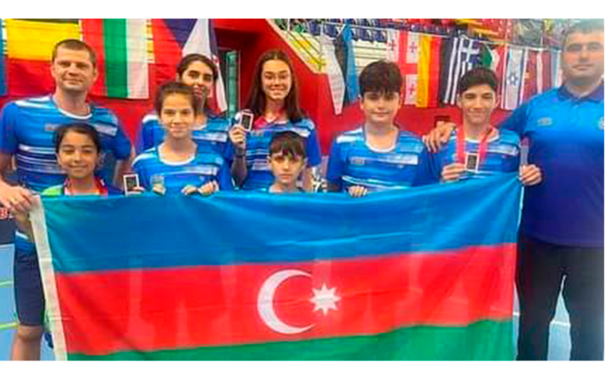 Badmintonçularımız Serbiyada üç medal qazandı