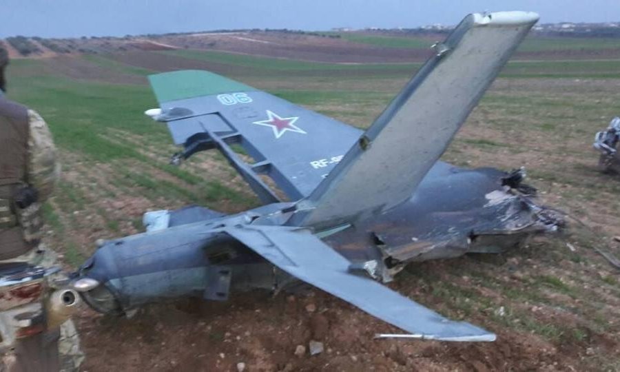Rusiyaya məxsus Su-25 vuruldu 