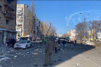 Kiyev bombalandı 