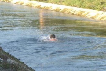17 yaşlı gənc Yuxarı Şirvan kanalında batıb 