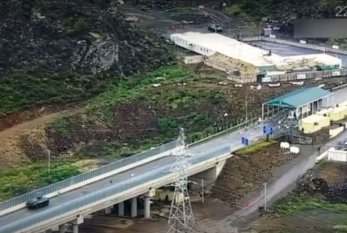 Azərbaycan Laçın yolunda beton arakəsmələr quraşdırdı — VİDEO