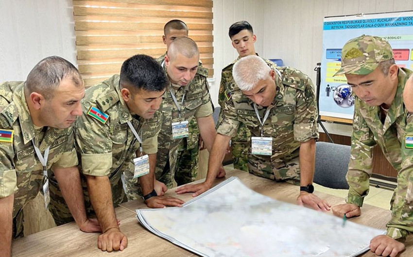 Azərbaycan-Özbəkistan birgə hərbi təlimi başladı - FOTO