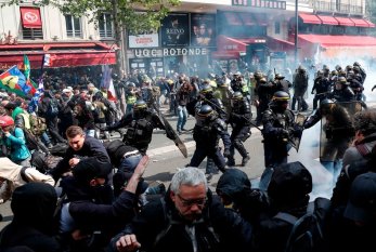 Fransada iğtişaşlar zamanı 4 min adam saxlanılıb 