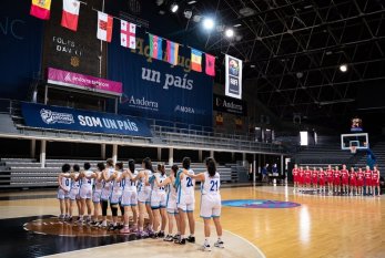 Avropa çempionatı: Azərbaycanın qız basketbolçuları ikinci qələbəsini qazanıb 