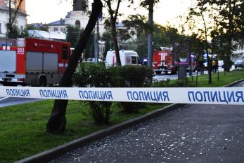 Moskvaya PUA hücumu edildi - FOTO