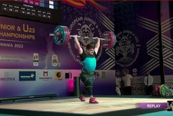 Azərbaycan ağırlıqqaldıranı Avropa birinciliyində gümüş medal qazandı