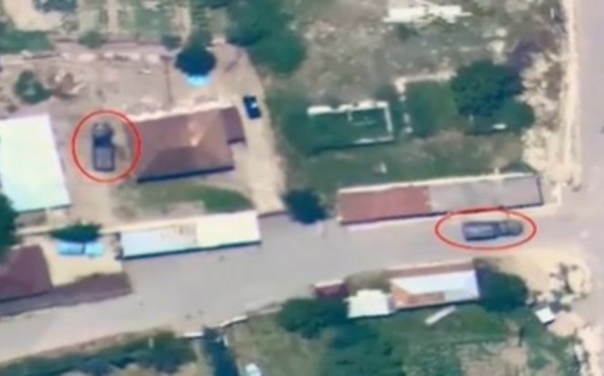 Qanunsuz erməni silahlıları Qarabağa hərbi texnika toplayır - Video