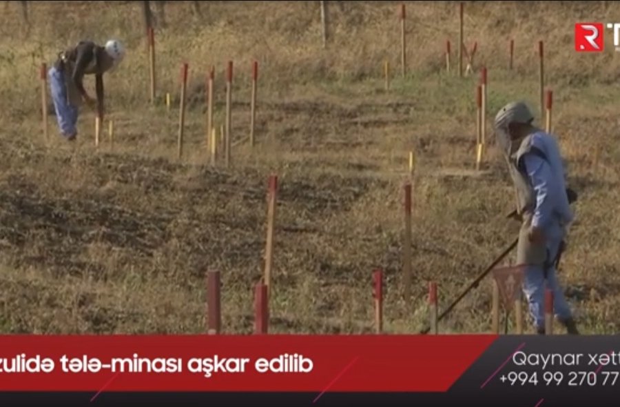 Ermənilər tələ-minasını görün harda BASDIRIBLAR- VİDEO