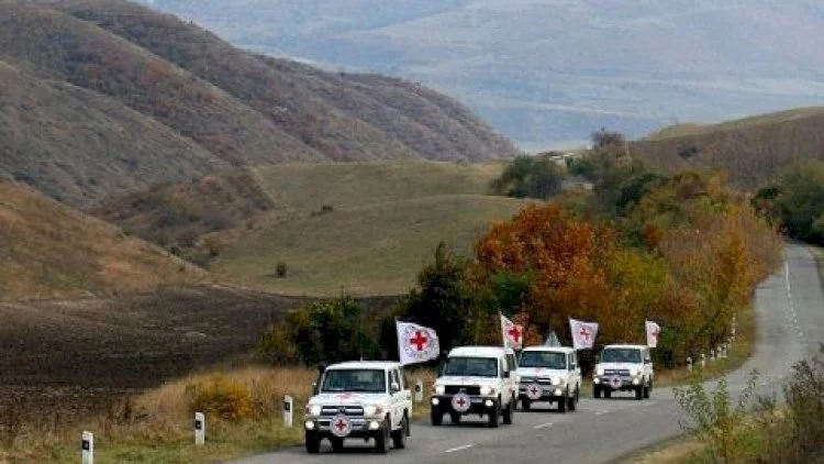 Bərdə-Ağdam-Xankəndi yolu ilə humanitar YARDIM - VİDEO