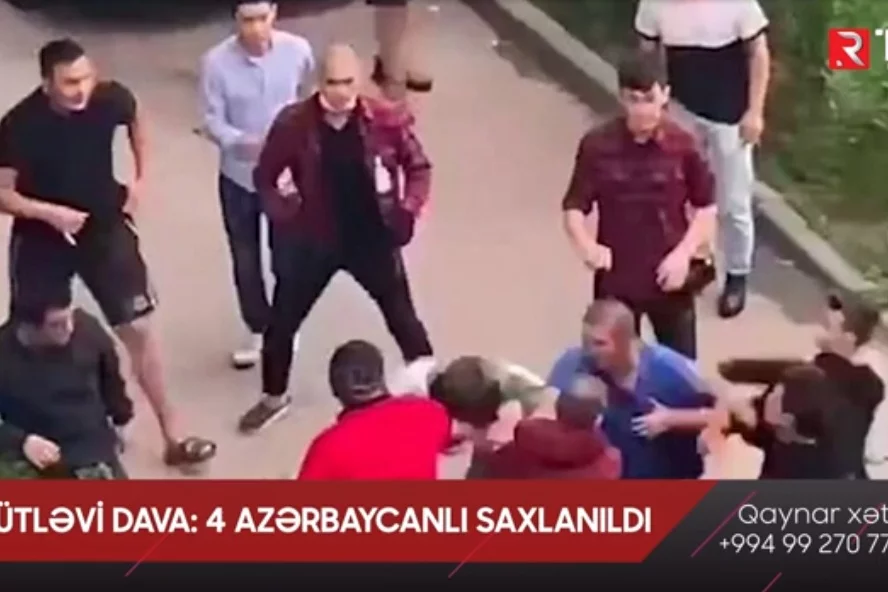 KÜTLƏVİ DAVA: 4 azərbaycanlı saxlanıldı- VİDEO