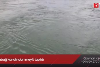 Kanaldan meyit tapıldı- VİDEO