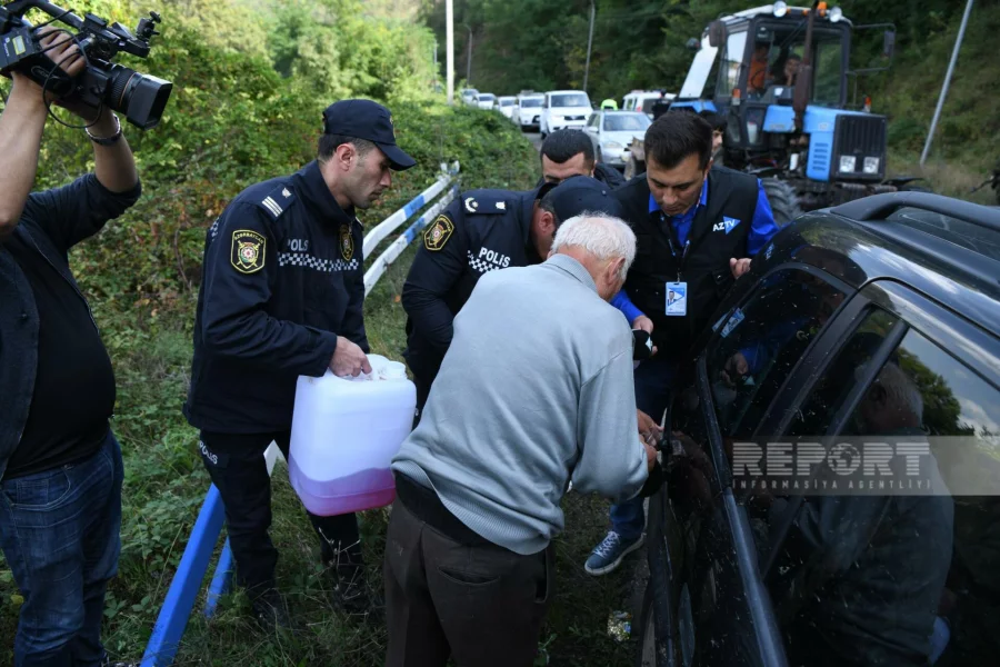 Erməniəsilli şəxs Azərbaycan polisinə təşəkkür etdi