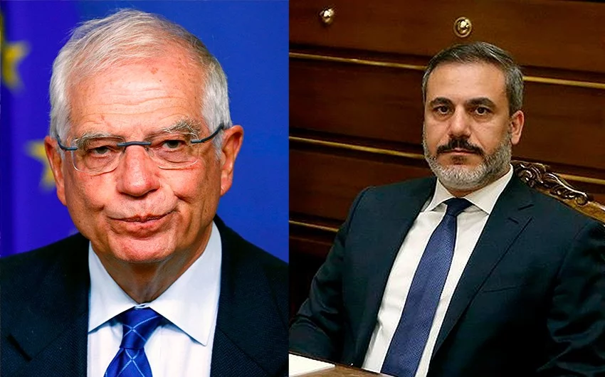 Borrell Hakan Fidan ilə Qarabağı müzakirə edib