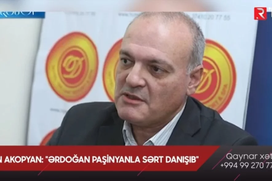 "Ərdoğan Paşinyanla sərt danışıb" - Vigen Akopyan-VİDEO