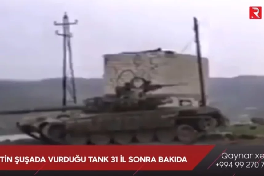 Albertin Şuşada vurduğu tank 31 il sonra BAKIDA- VİDEO