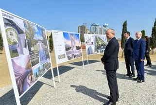 İqtisadiyyat Nazirliyinin kollektivi Zəfər Parkında olub 