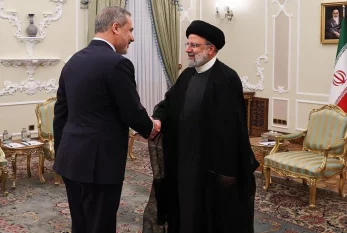 Hakan Fidan İran prezidenti ilə GÖRÜŞDÜ - VİDEO