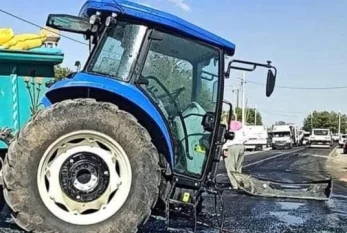 Avtobusla traktor toqquşdu: 15 NƏFƏR XƏSARƏT ALDI