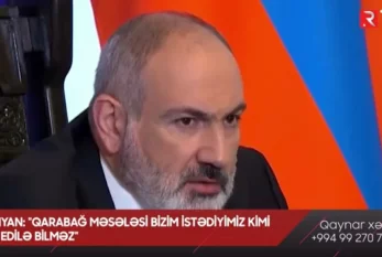 Paşinyan: "Qarabağ məsələsi bizim istədiyimiz kimi həll edilə bilməz" 