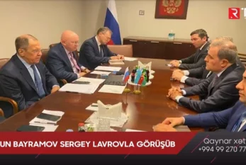 Ceyhun Bayramov Sergey Lavrovla görüşüb- VİDEO