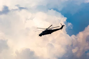 Polşa hərbi helikopteri Belarus sərhədini pozdu- VİDEO