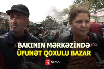 Bakının mərkəzində üfunət qoxulu bazar - RTV VİDEO