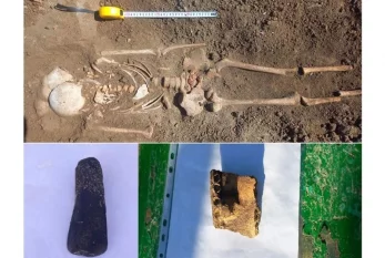 Azərbaycanda beş min il yaşı olan insan skeleti tapıldı - FOTO