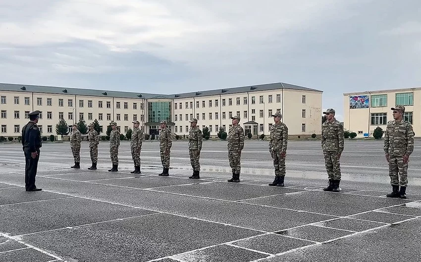 Ordumuzda çağırışçıların qəbulu prosesi davam edir - VİDEO