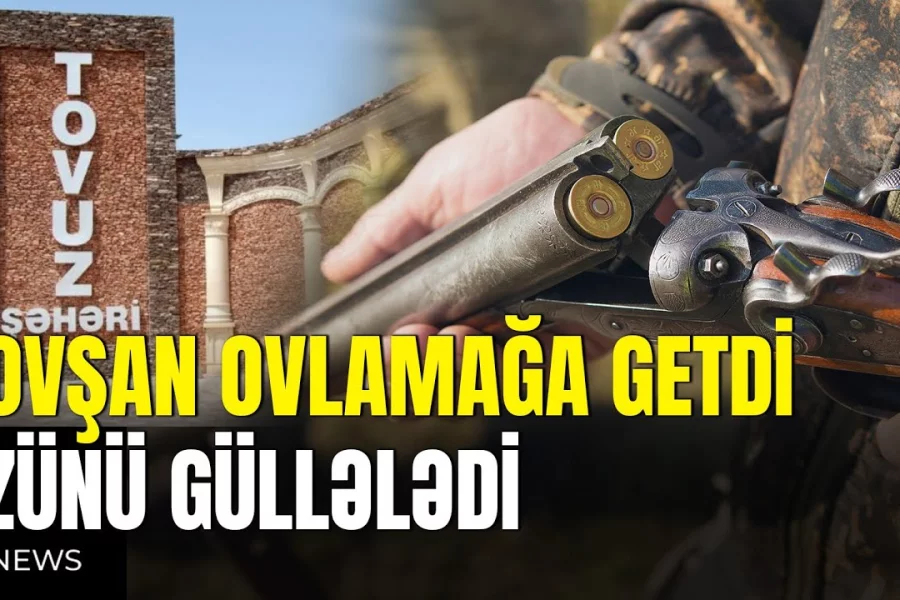 Dovşan ovlamağa getdi özünü güllələdi - VİDEO