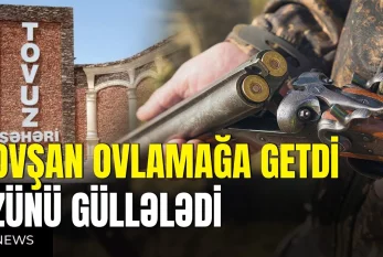 Dovşan ovlamağa getdi özünü güllələdi - VİDEO