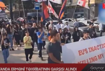 Gürcüstanda erməni təxribatının qarşısı alındı - VİDEO