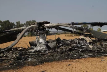 HƏMAS qüvvələri İsrail helikopterini VURDU