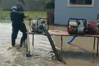 Əhmədli və Aşağı Çəmənli kəndlərində yaşayış evlərini su basdı -FOTO