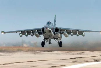 Rusiyaya məxsus Su-25 təyyarəsi VURULDU