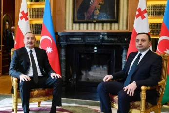 Prezident İlham Əliyevin İrakli Qaribaşvili ilə təkbətək görüşü başlayıb 
