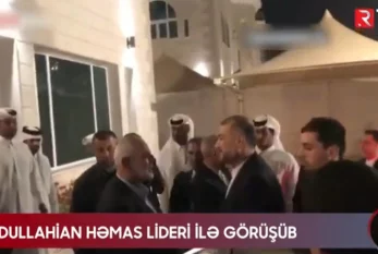 Abdullahian HƏMAS lideri ilə görüşüb -VİDEO