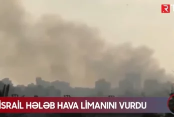 İsrail Hələb Hava Limanını vurdu- VİDEO