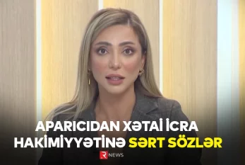 Aparıcıdan Xətai İcra Hakimiyyətinə SƏRT SÖZLƏR - RTV VİDEO