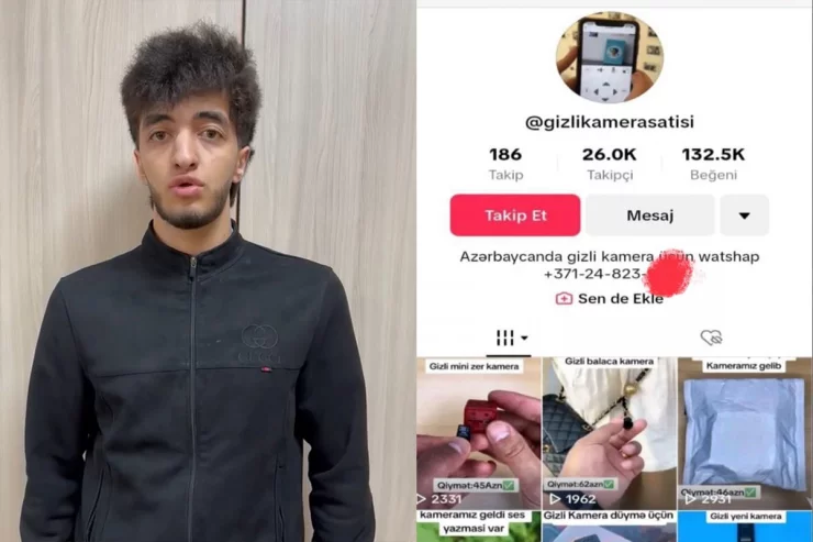 “TikTok”da kibercinayətkarlıqda ittiham olunan saxlanıldı 