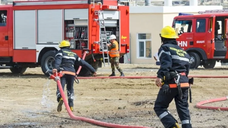 Azərbaycanda icra hakimiyyətinin binası yandı 