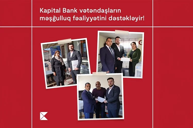 Kapital Bank daha 9 vətəndaşın özünüməşğulluğuna dəstək oldu 